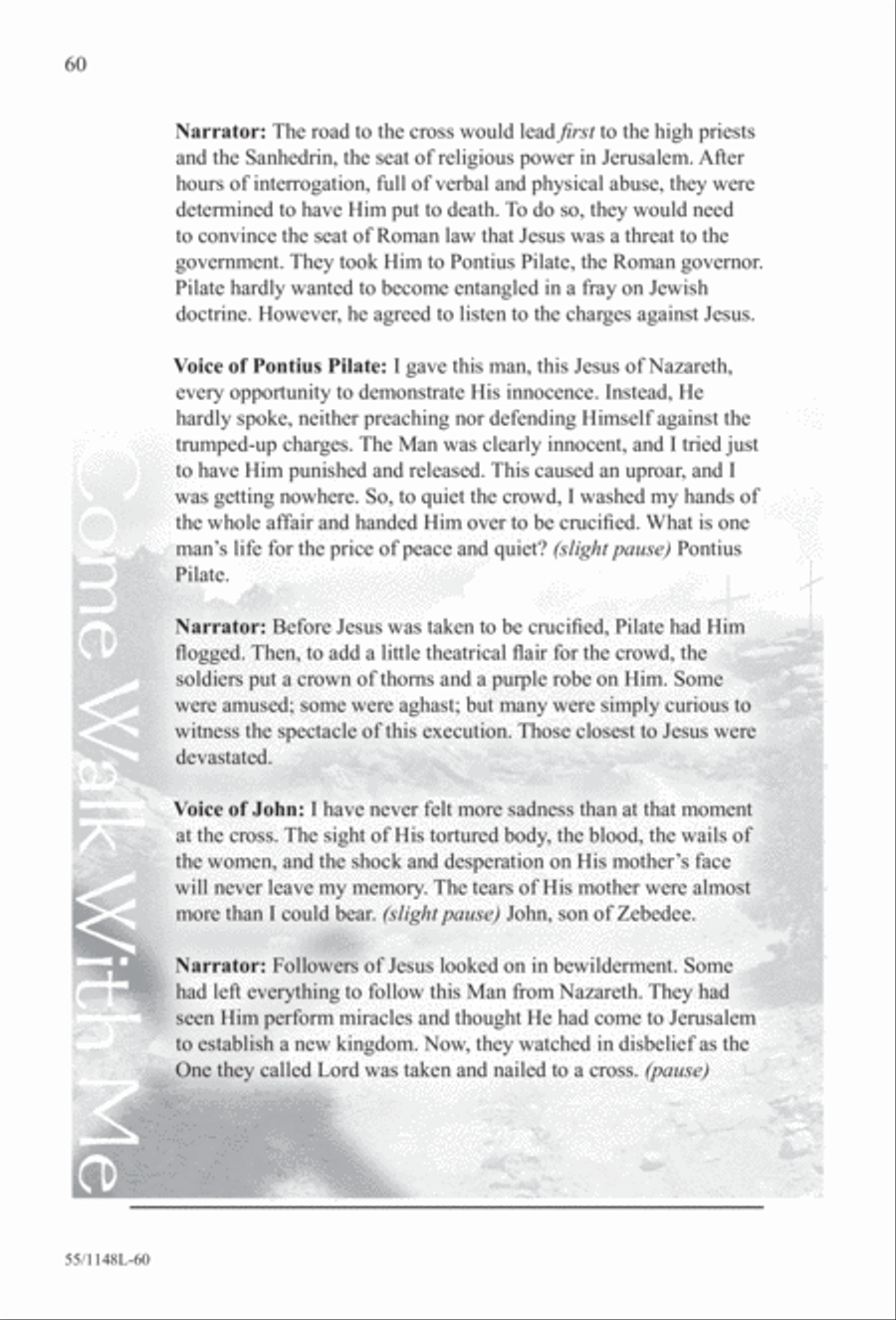 Come Walk With Me (Digital Download) 4-Part scores gallery preview page 60