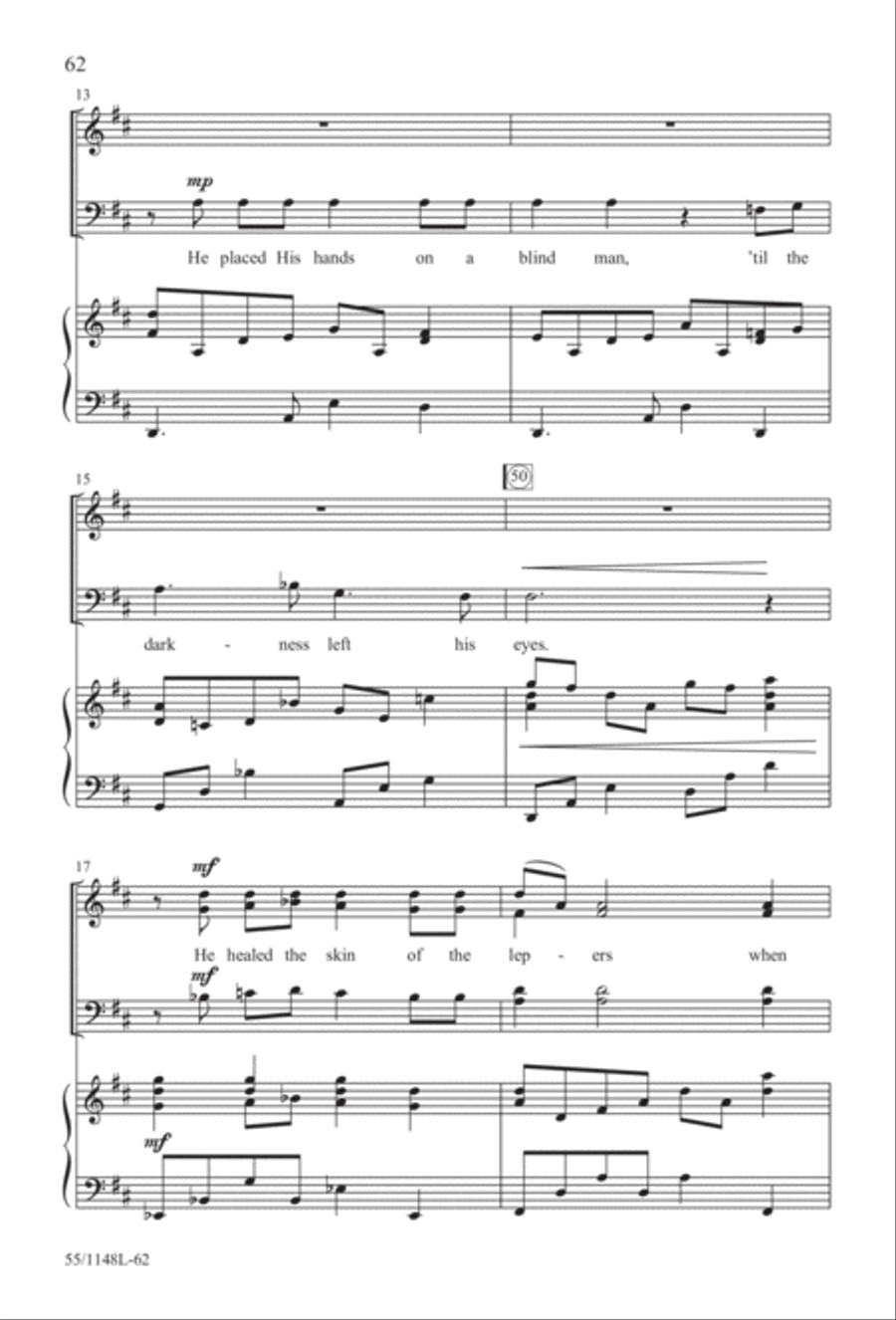 Come Walk With Me (Digital Download) 4-Part scores gallery preview page 62