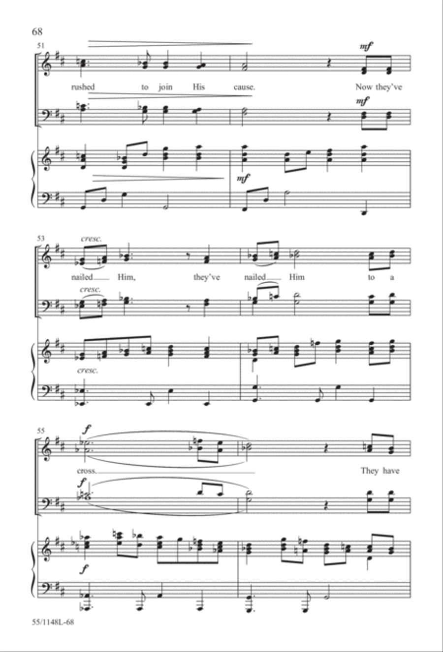 Come Walk With Me (Digital Download) 4-Part scores gallery preview page 68