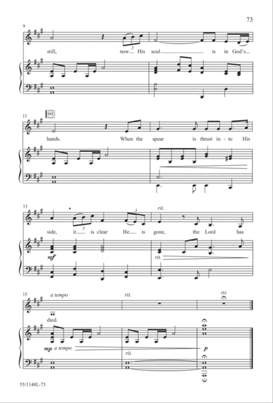 Come Walk With Me (Digital Download) 4-Part scores gallery preview page 73