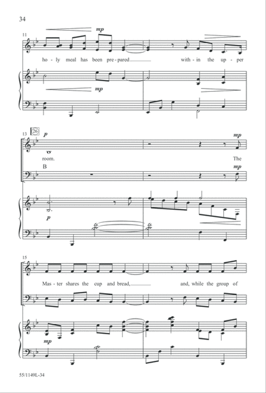 Come Walk With Me (Digital Download) 3-Part scores gallery preview page 34