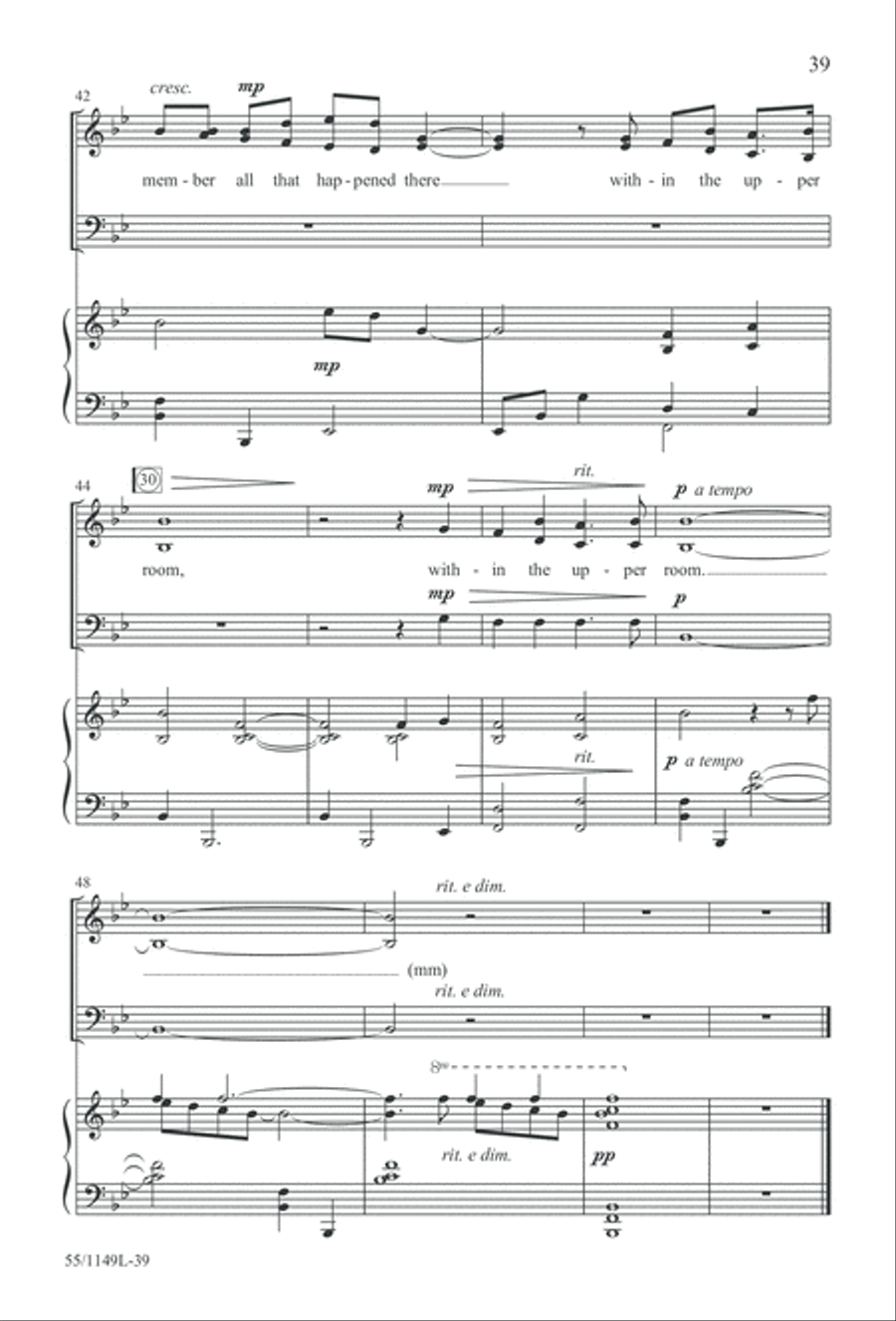 Come Walk With Me (Digital Download) 3-Part scores gallery preview page 39