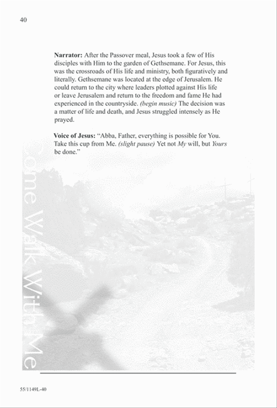 Come Walk With Me (Digital Download) 3-Part scores gallery preview page 40