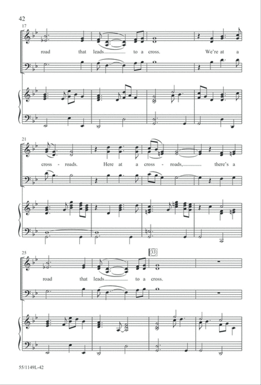 Come Walk With Me (Digital Download) 3-Part scores gallery preview page 42