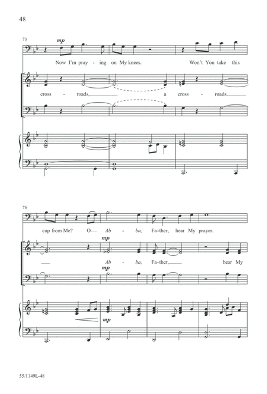 Come Walk With Me (Digital Download) 3-Part scores gallery preview page 48