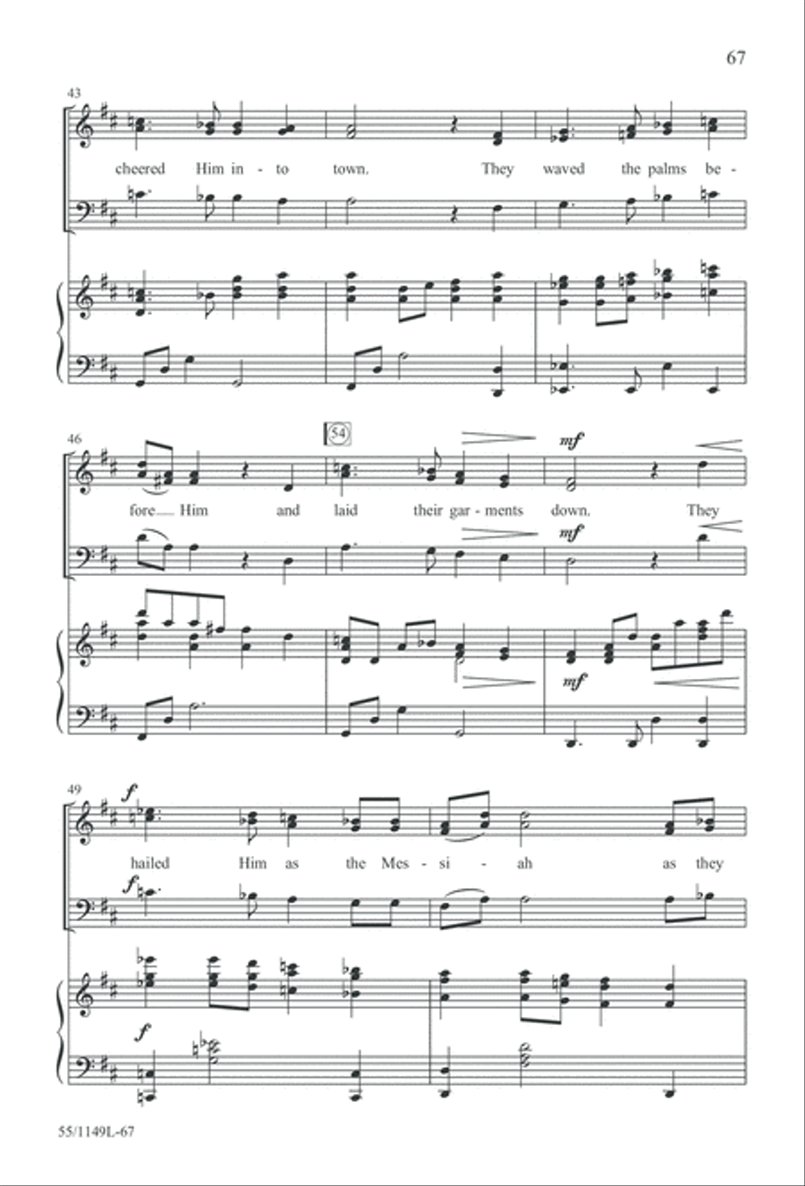 Come Walk With Me (Digital Download) 3-Part scores gallery preview page 67