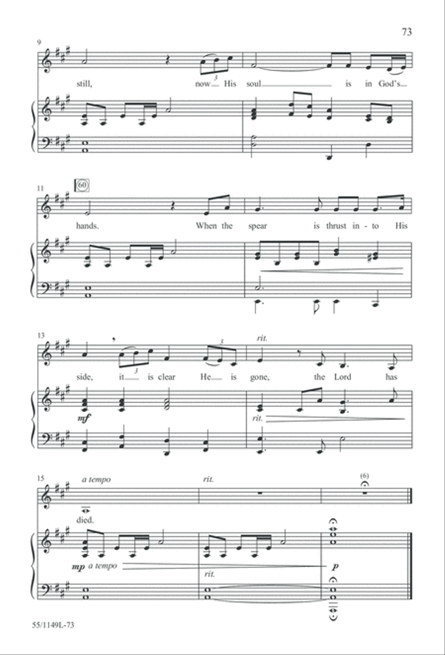Come Walk With Me (Digital Download) 3-Part scores gallery preview page 73