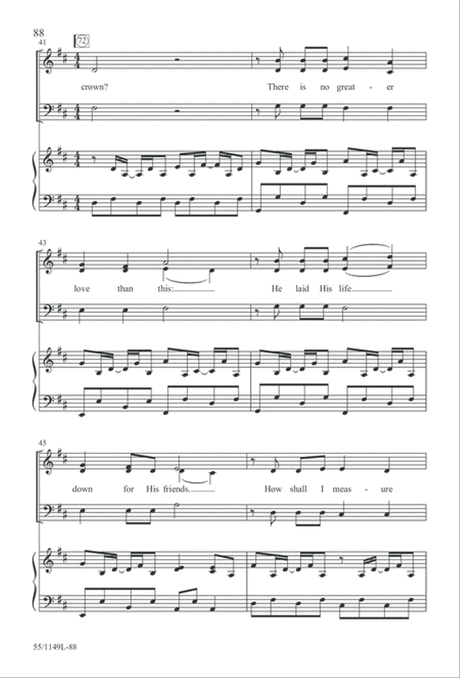 Come Walk With Me (Digital Download) 3-Part scores gallery preview page 88