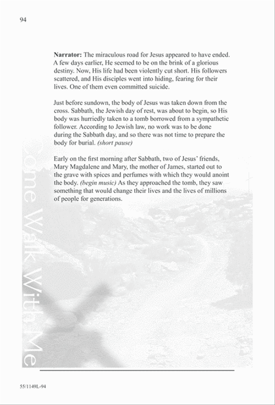 Come Walk With Me (Digital Download) 3-Part scores gallery preview page 94