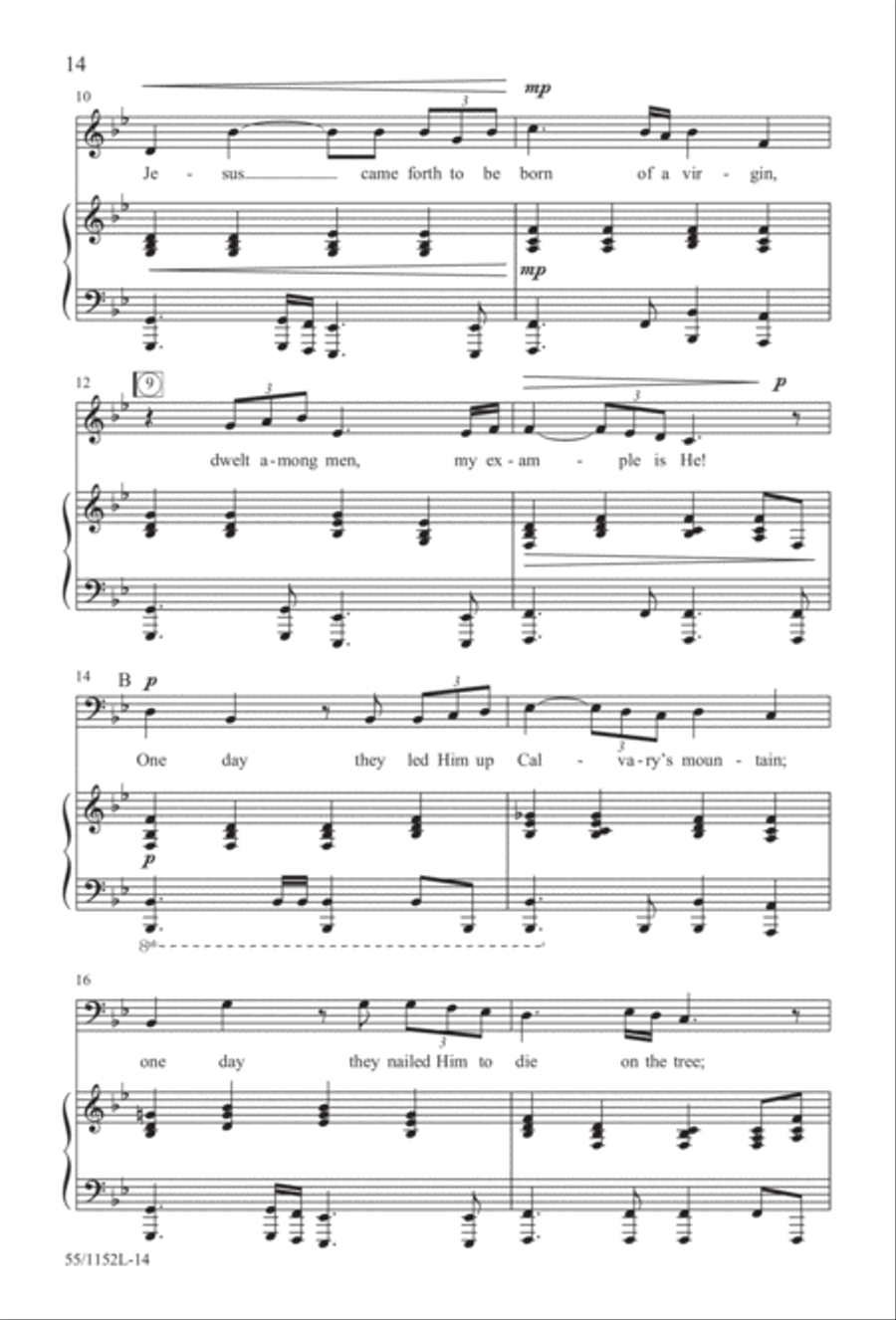 The Way of the Cross Leads Home (Digital Download) 3-Part scores gallery preview page 14