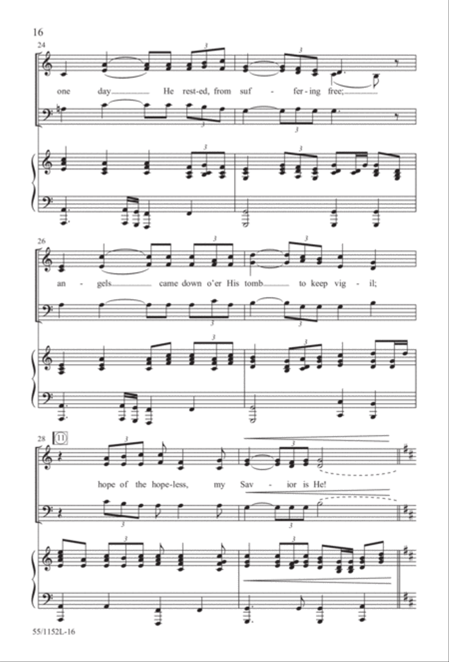 The Way of the Cross Leads Home (Digital Download) 3-Part scores gallery preview page 16