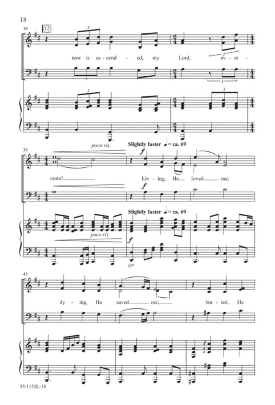 The Way of the Cross Leads Home (Digital Download) 3-Part scores gallery preview page 18