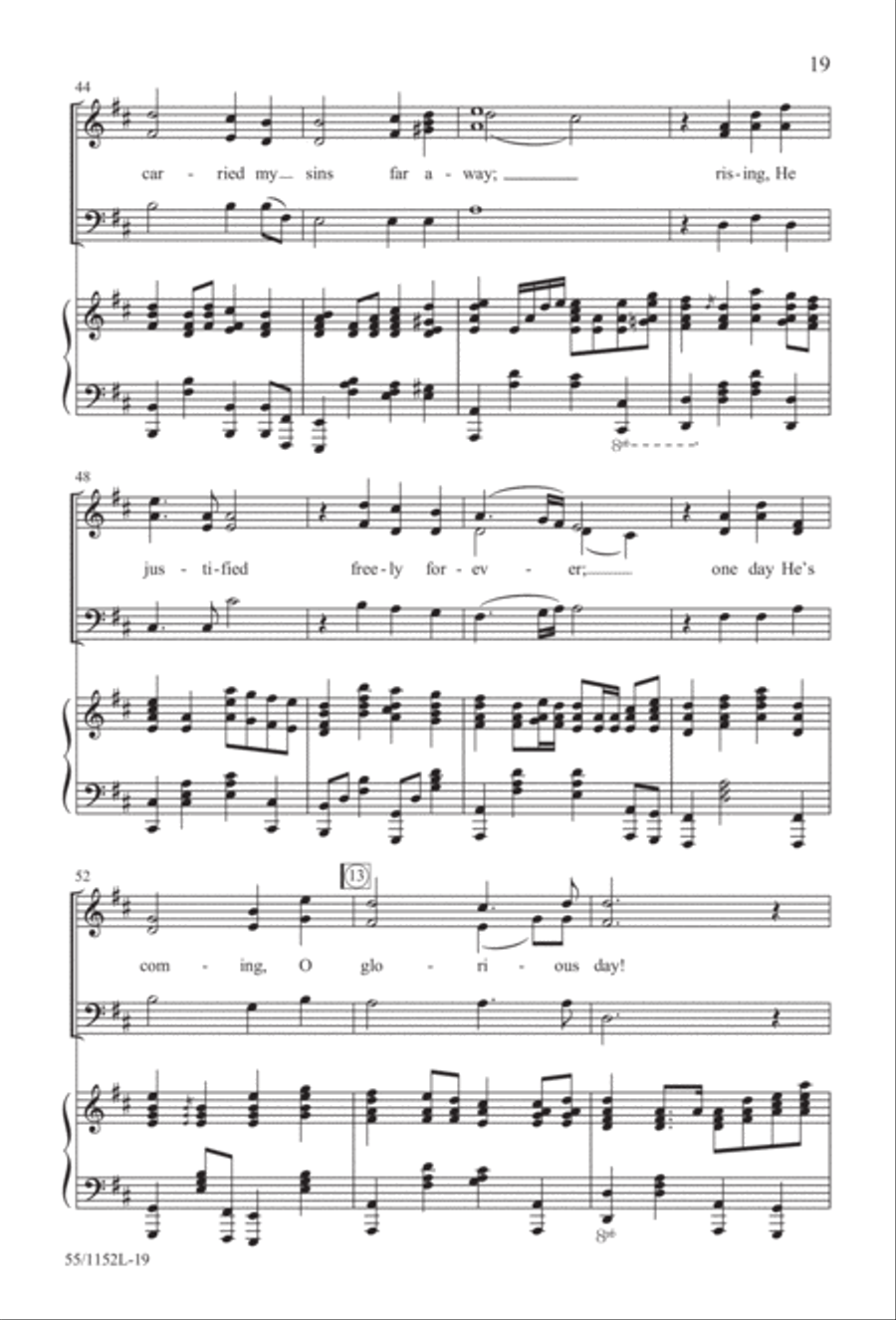 The Way of the Cross Leads Home (Digital Download) 3-Part scores gallery preview page 19