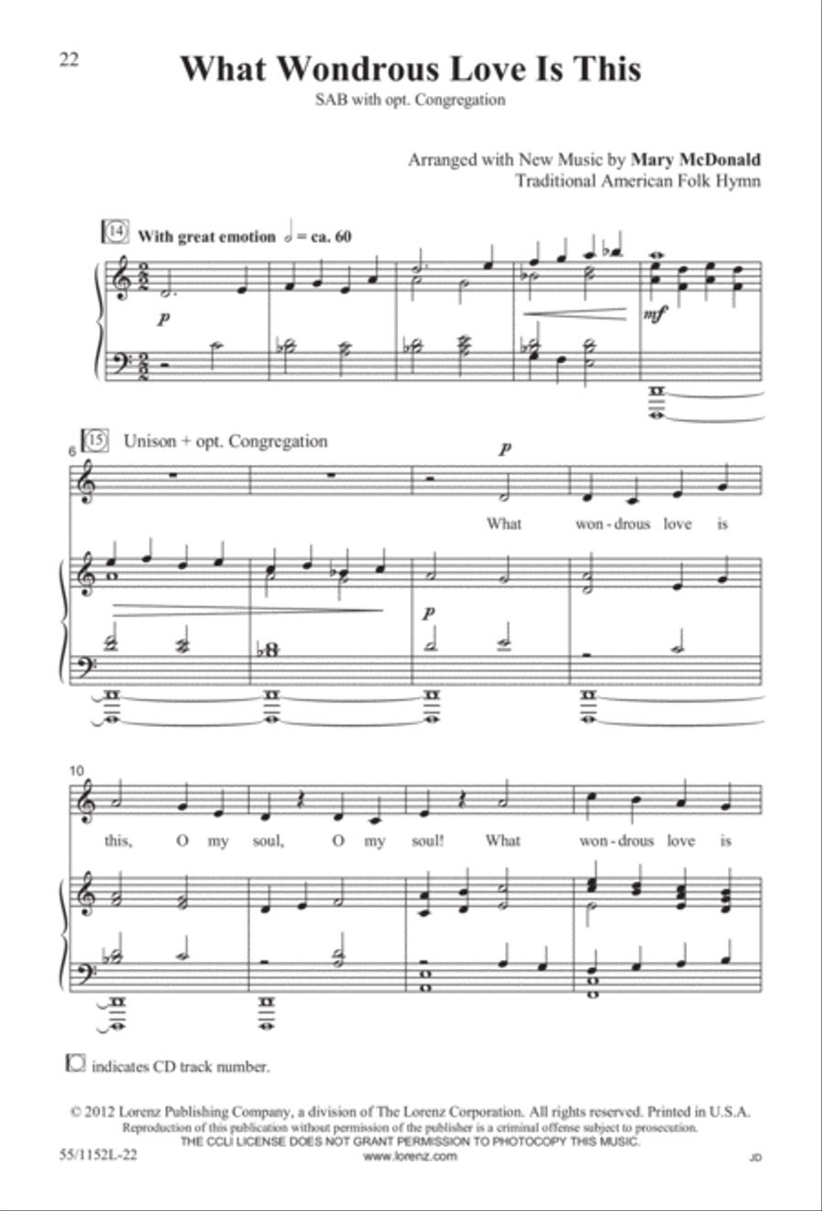The Way of the Cross Leads Home (Digital Download) 3-Part scores gallery preview page 22
