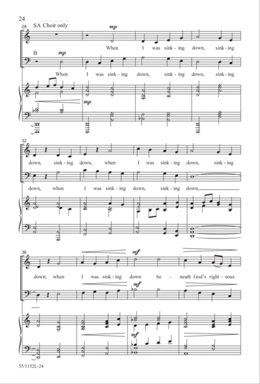 The Way of the Cross Leads Home (Digital Download) 3-Part scores gallery preview page 24