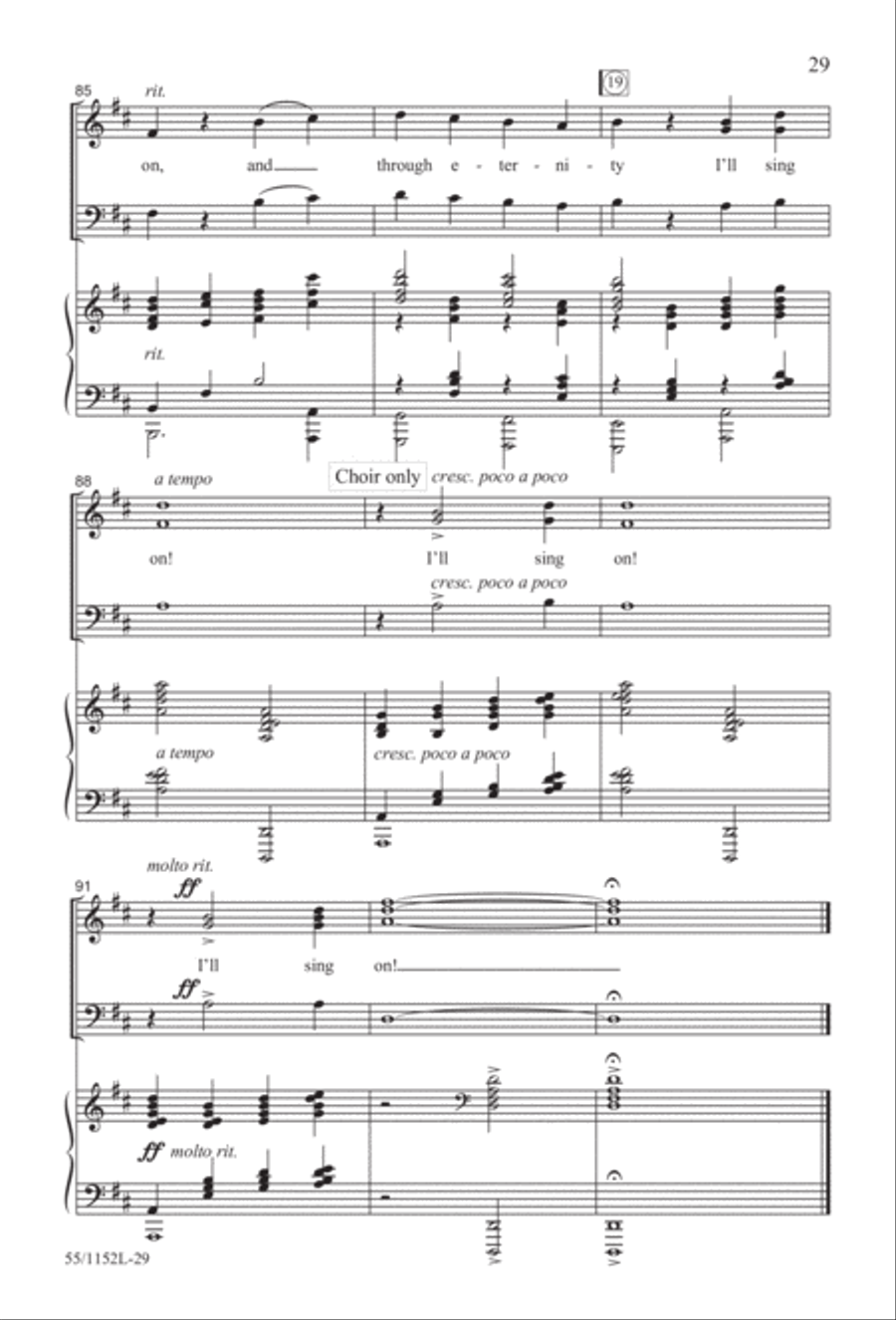 The Way of the Cross Leads Home (Digital Download) 3-Part scores gallery preview page 29