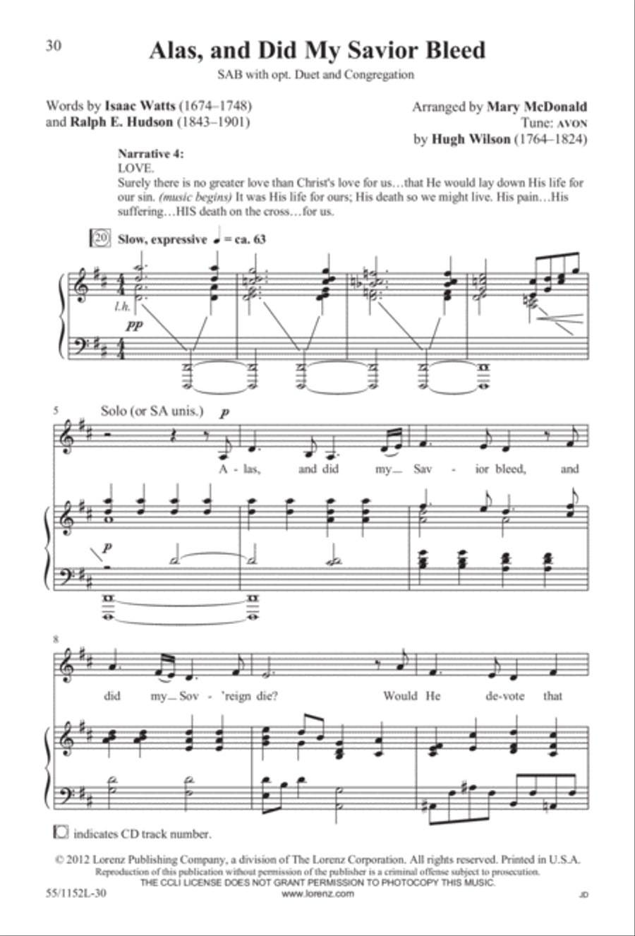 The Way of the Cross Leads Home (Digital Download) 3-Part scores gallery preview page 30