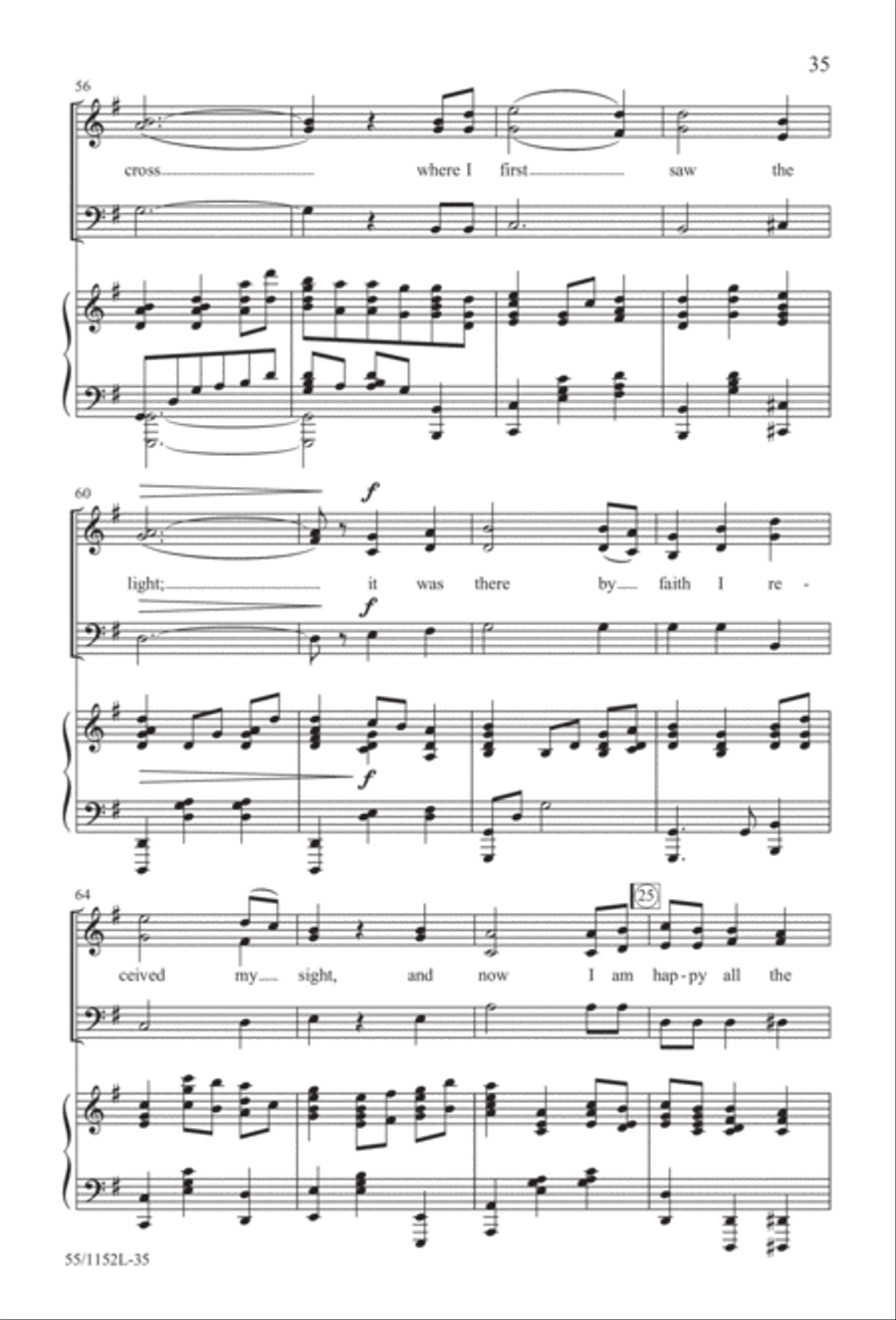 The Way of the Cross Leads Home (Digital Download) 3-Part scores gallery preview page 35