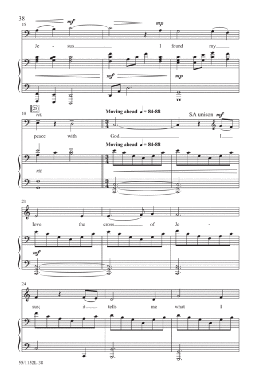 The Way of the Cross Leads Home (Digital Download) 3-Part scores gallery preview page 38