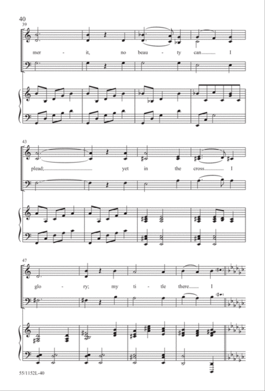 The Way of the Cross Leads Home (Digital Download) 3-Part scores gallery preview page 40