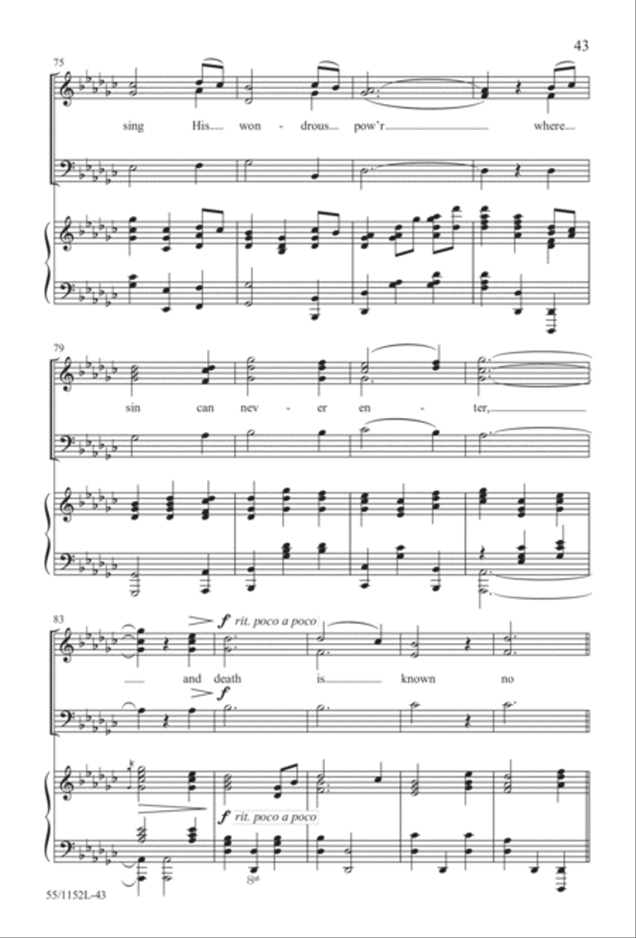 The Way of the Cross Leads Home (Digital Download) 3-Part scores gallery preview page 43