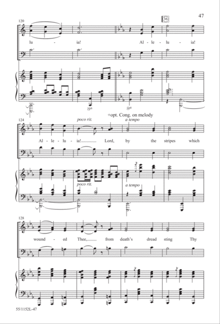 The Way of the Cross Leads Home (Digital Download) 3-Part scores gallery preview page 47
