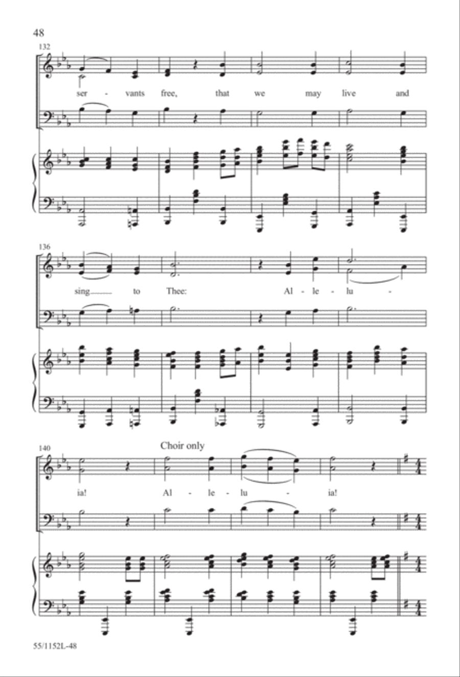 The Way of the Cross Leads Home (Digital Download) 3-Part scores gallery preview page 48