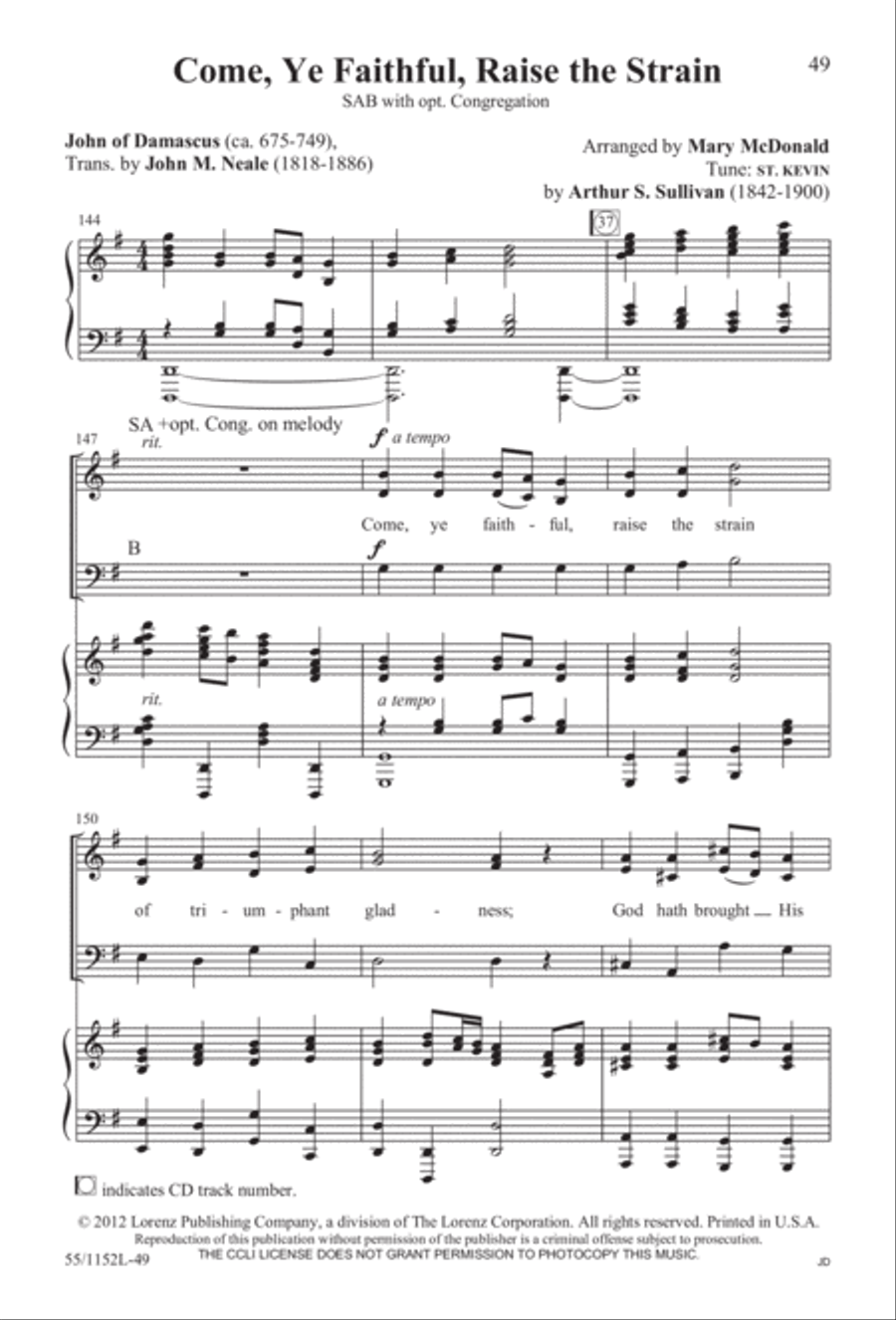 The Way of the Cross Leads Home (Digital Download) 3-Part scores gallery preview page 49