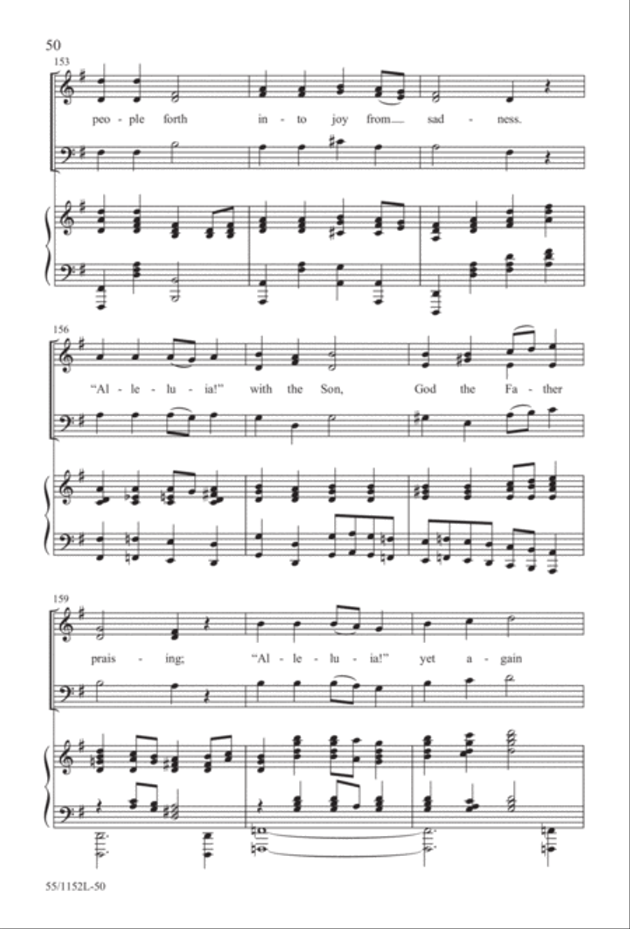 The Way of the Cross Leads Home (Digital Download) 3-Part scores gallery preview page 50