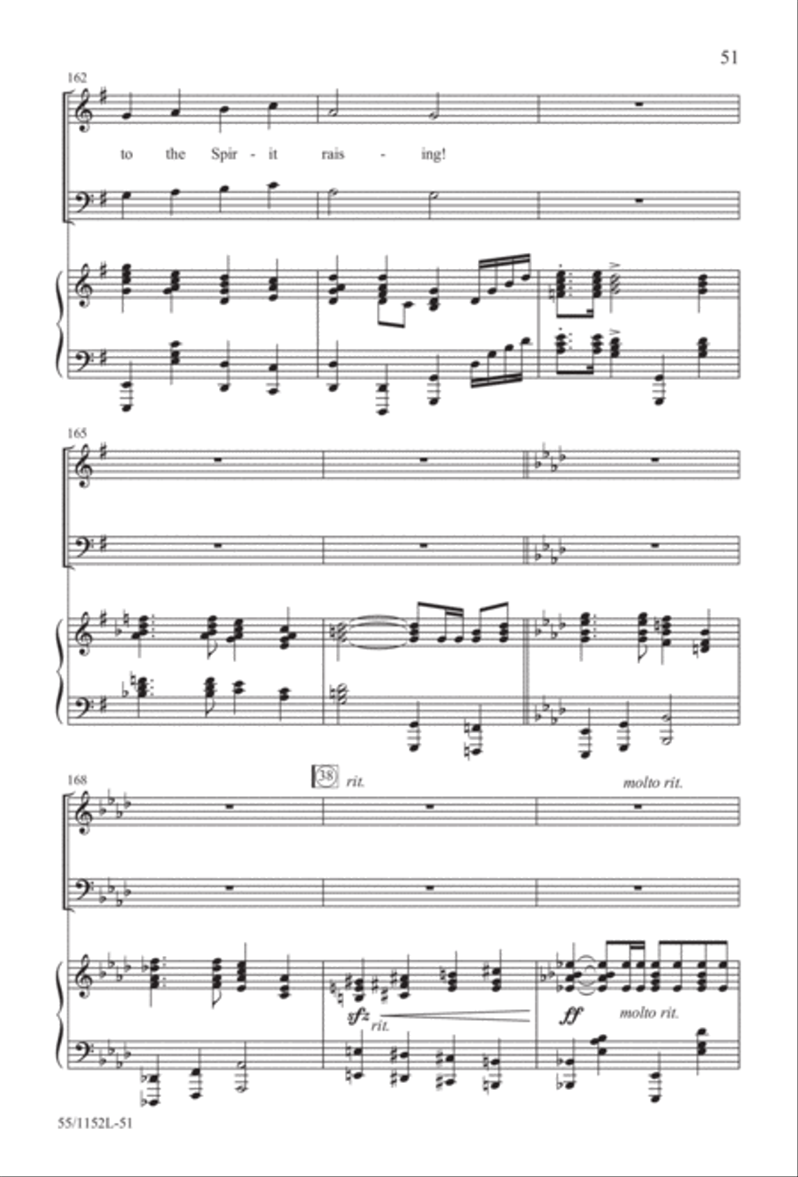 The Way of the Cross Leads Home (Digital Download) 3-Part scores gallery preview page 51