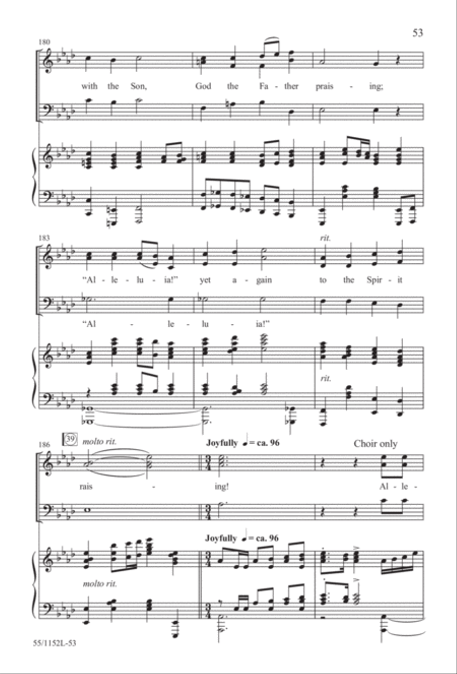 The Way of the Cross Leads Home (Digital Download) 3-Part scores gallery preview page 53
