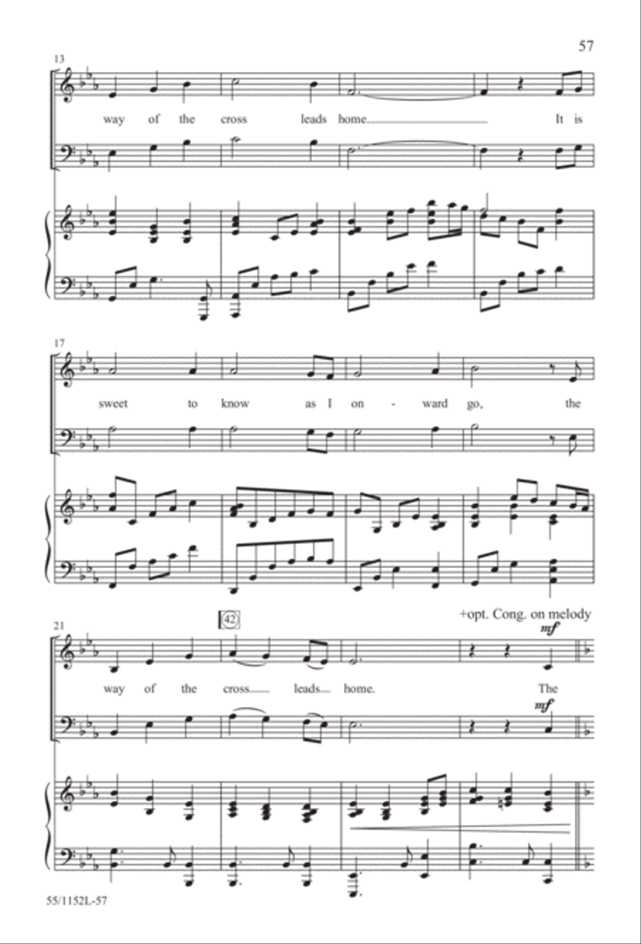 The Way of the Cross Leads Home (Digital Download) 3-Part scores gallery preview page 57