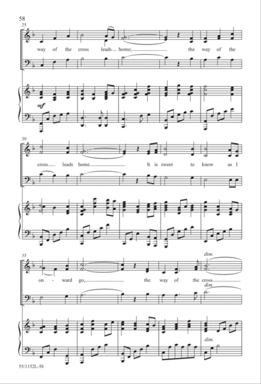 The Way of the Cross Leads Home (Digital Download) 3-Part scores gallery preview page 58