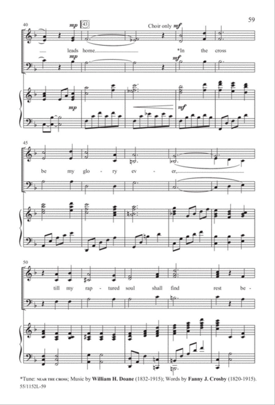 The Way of the Cross Leads Home (Digital Download) 3-Part scores gallery preview page 59