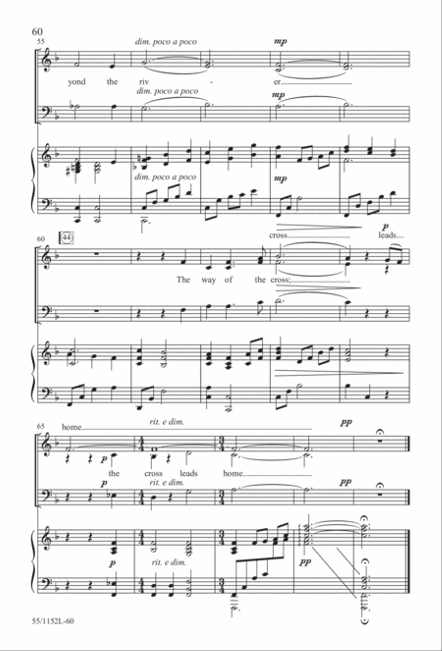 The Way of the Cross Leads Home (Digital Download) 3-Part scores gallery preview page 60