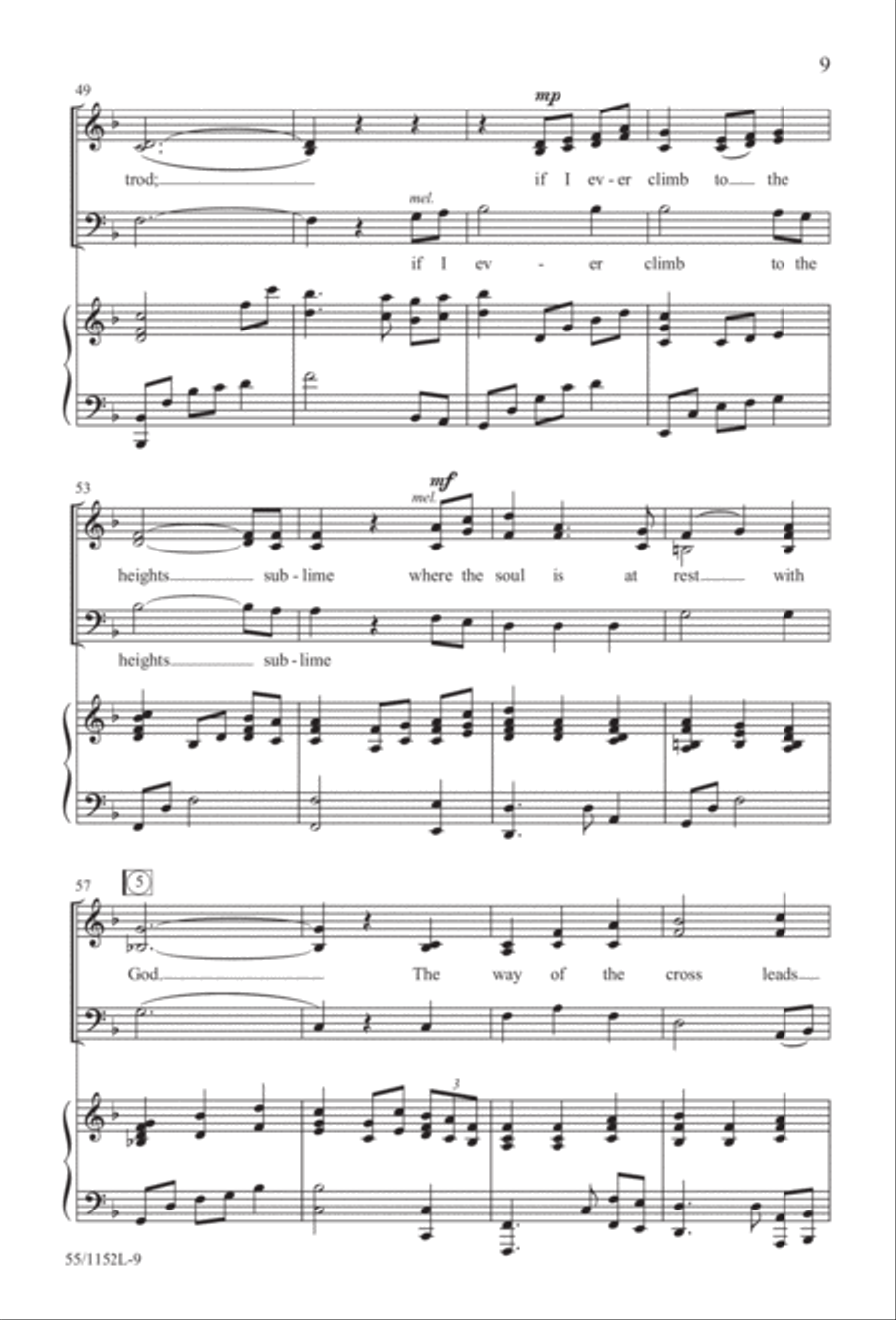The Way of the Cross Leads Home (Digital Download) 3-Part scores gallery preview page 9