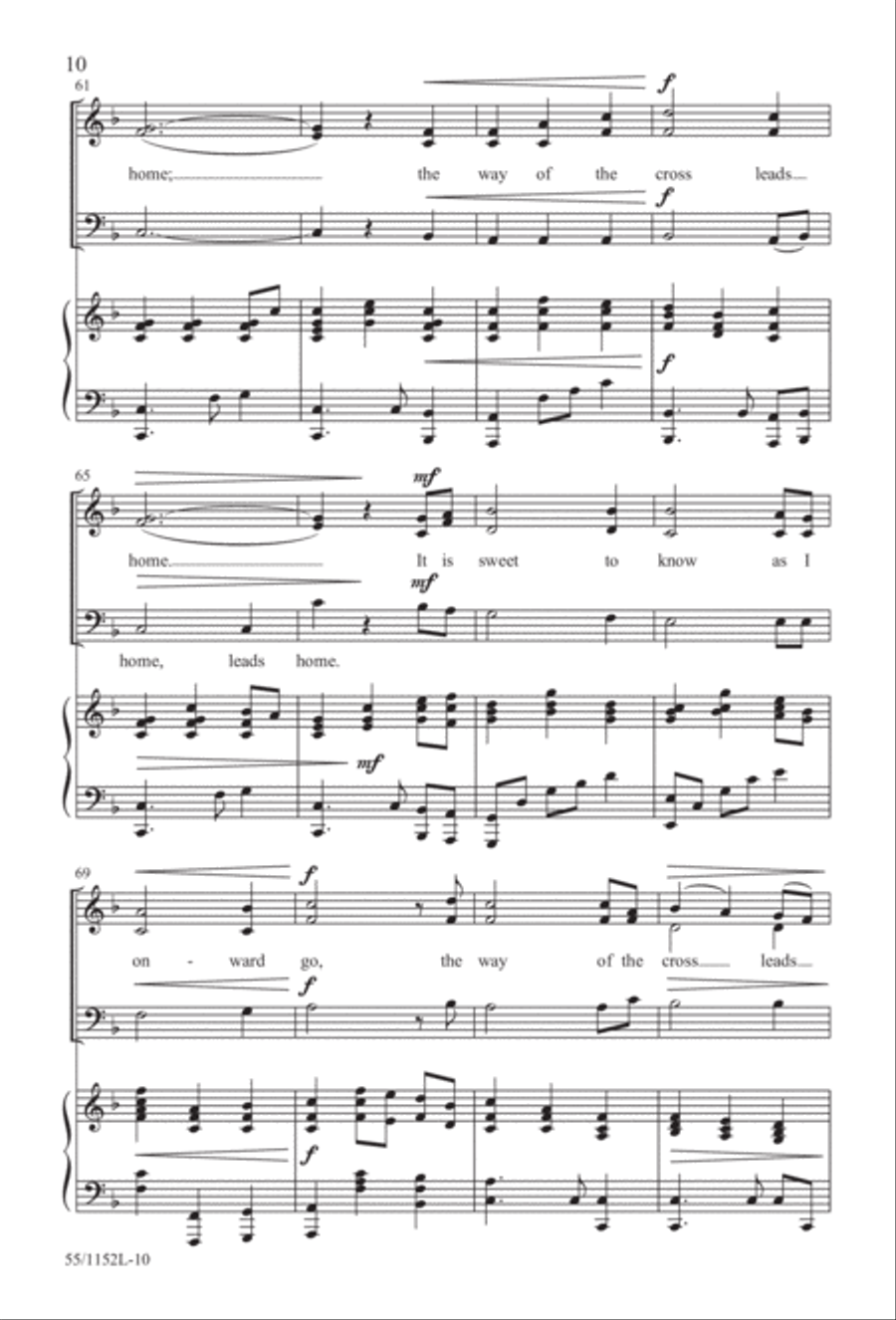The Way of the Cross Leads Home (Digital Download) 3-Part scores gallery preview page 10