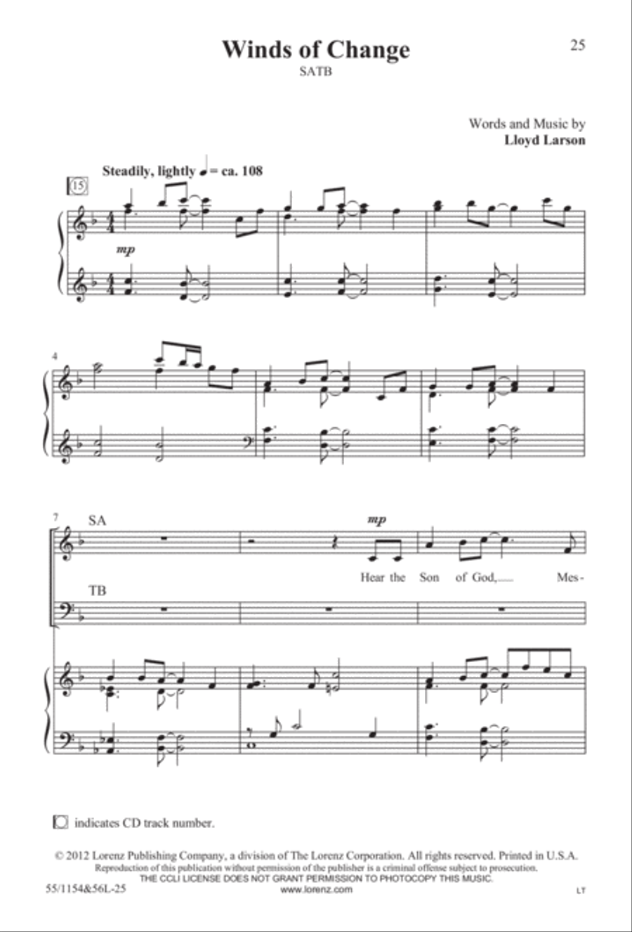 No Stone Could Hold Him (Digital Download) 4-Part scores gallery preview page 25