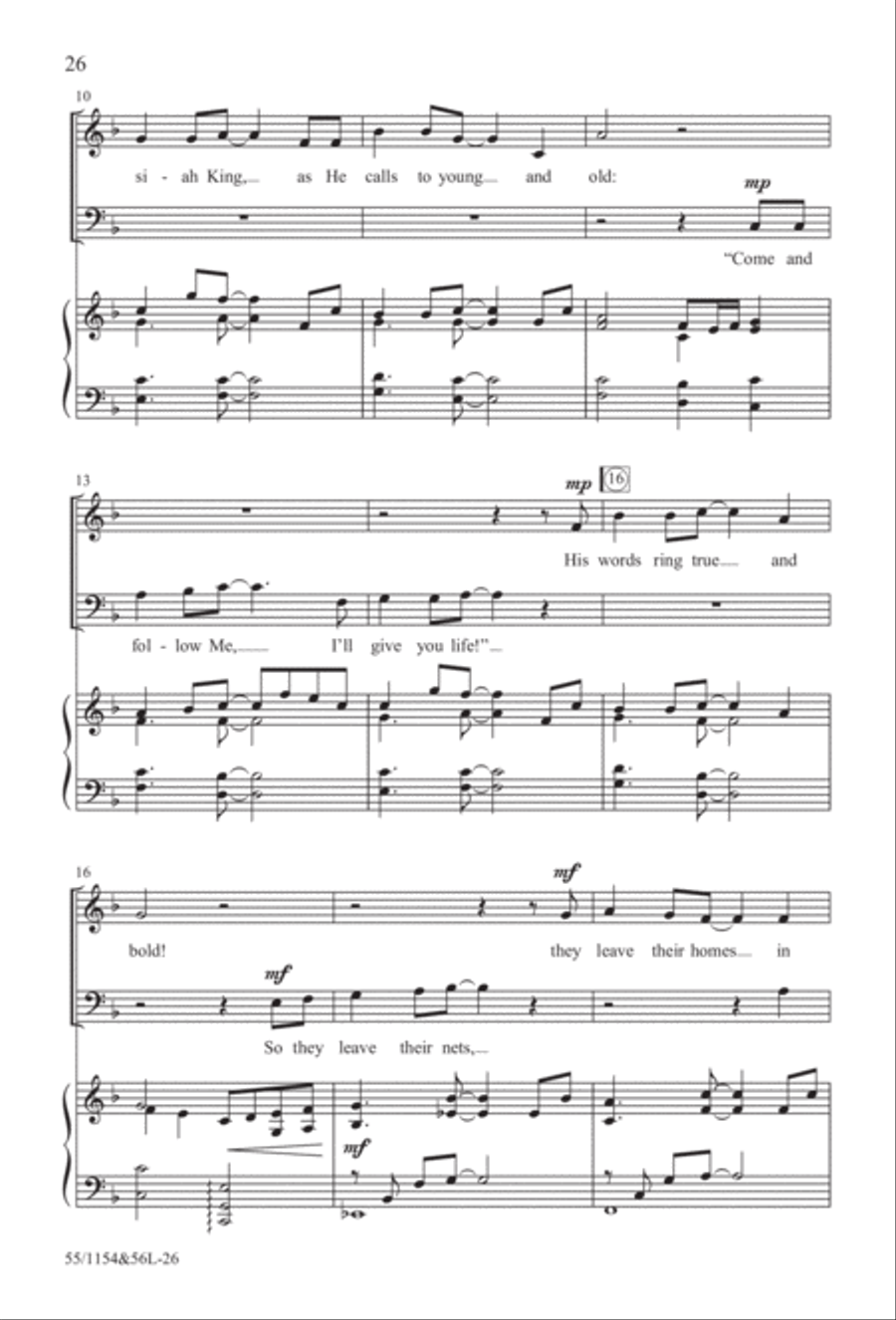 No Stone Could Hold Him (Digital Download) 4-Part scores gallery preview page 26