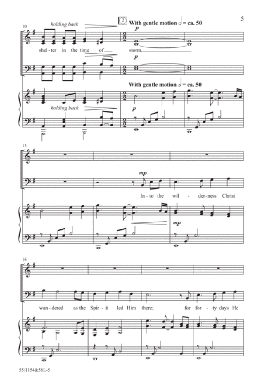 No Stone Could Hold Him (Digital Download) 4-Part scores gallery preview page 5