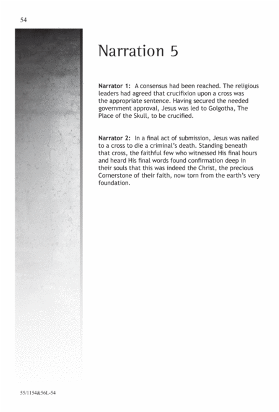 No Stone Could Hold Him (Digital Download) 4-Part scores gallery preview page 54
