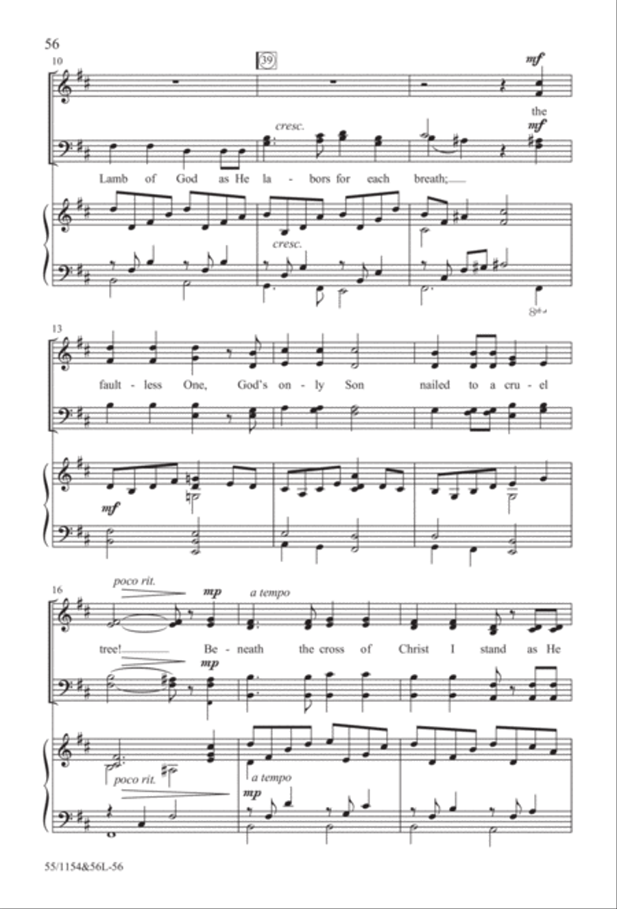 No Stone Could Hold Him (Digital Download) 4-Part scores gallery preview page 56