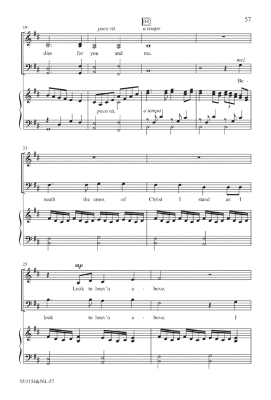 No Stone Could Hold Him (Digital Download) 4-Part scores gallery preview page 57
