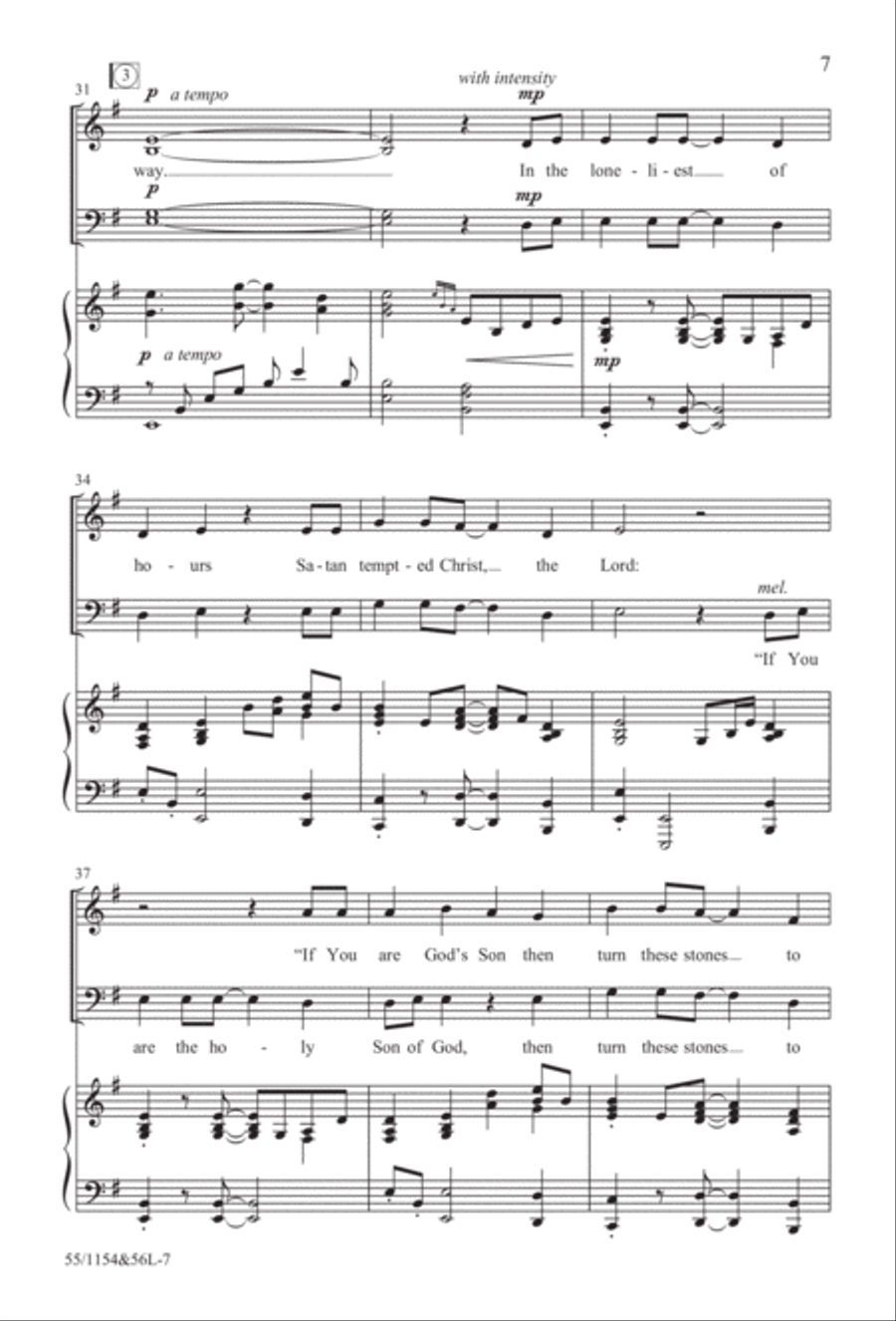 No Stone Could Hold Him (Digital Download) 4-Part scores gallery preview page 7