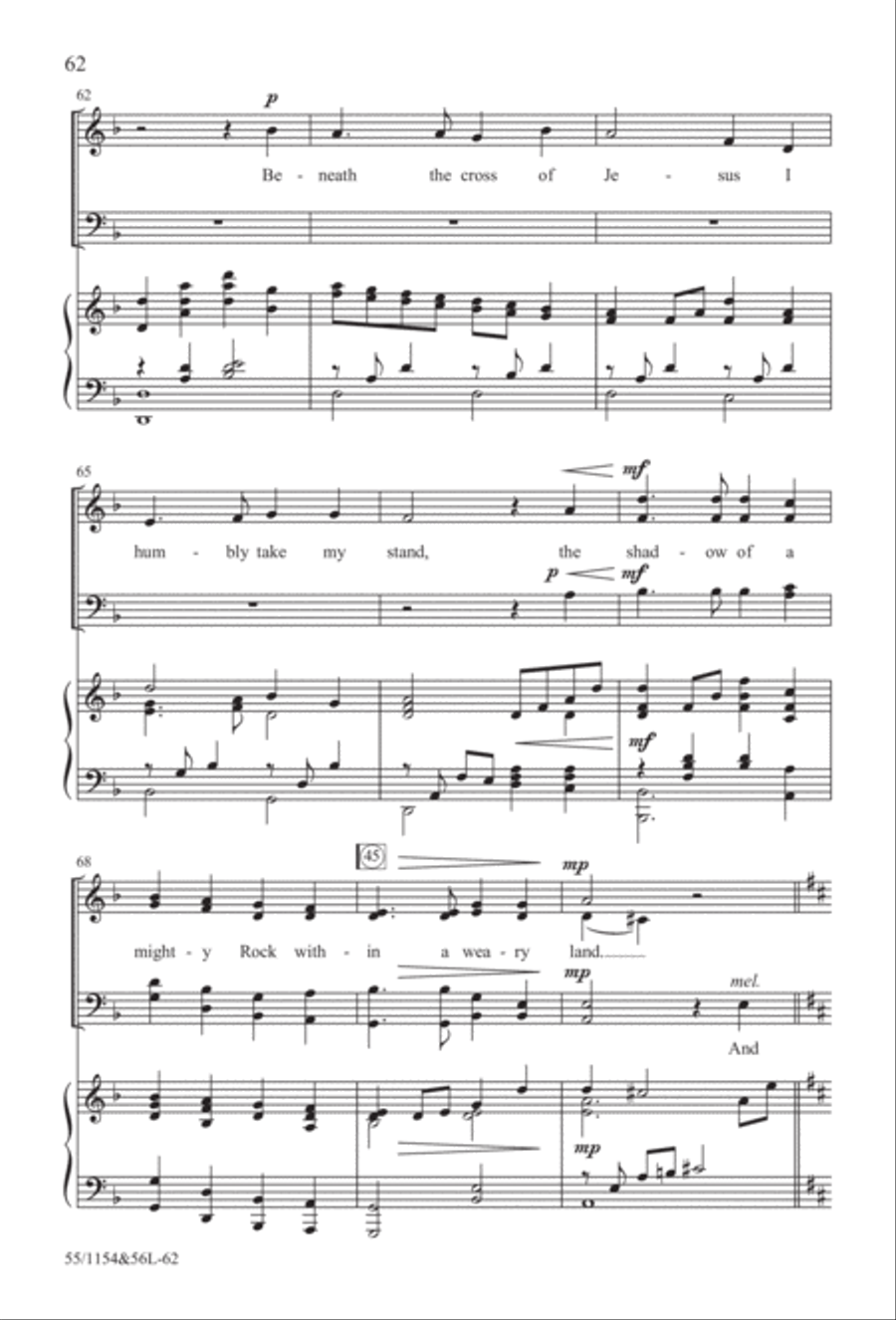 No Stone Could Hold Him (Digital Download) 4-Part scores gallery preview page 62