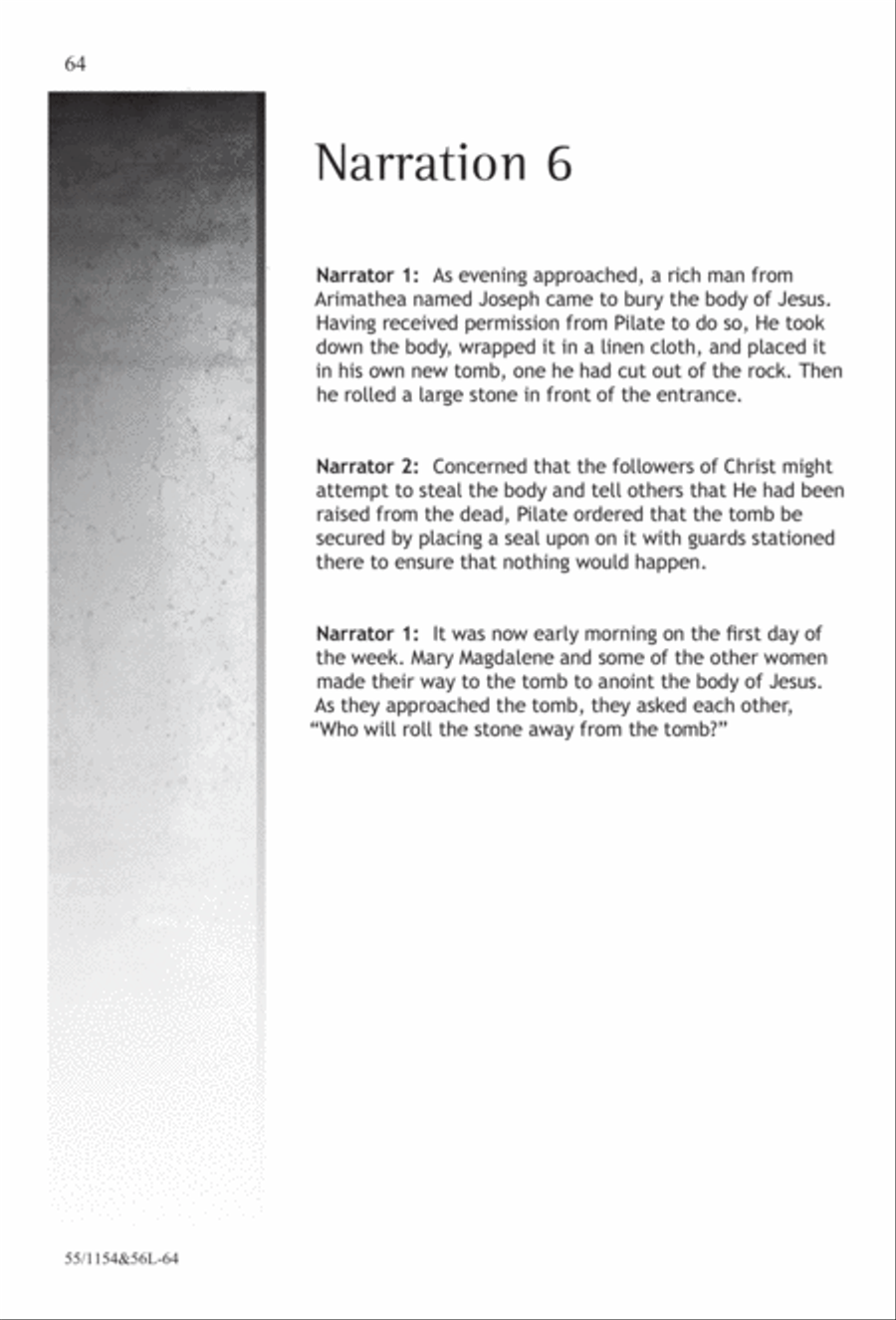 No Stone Could Hold Him (Digital Download) 4-Part scores gallery preview page 64