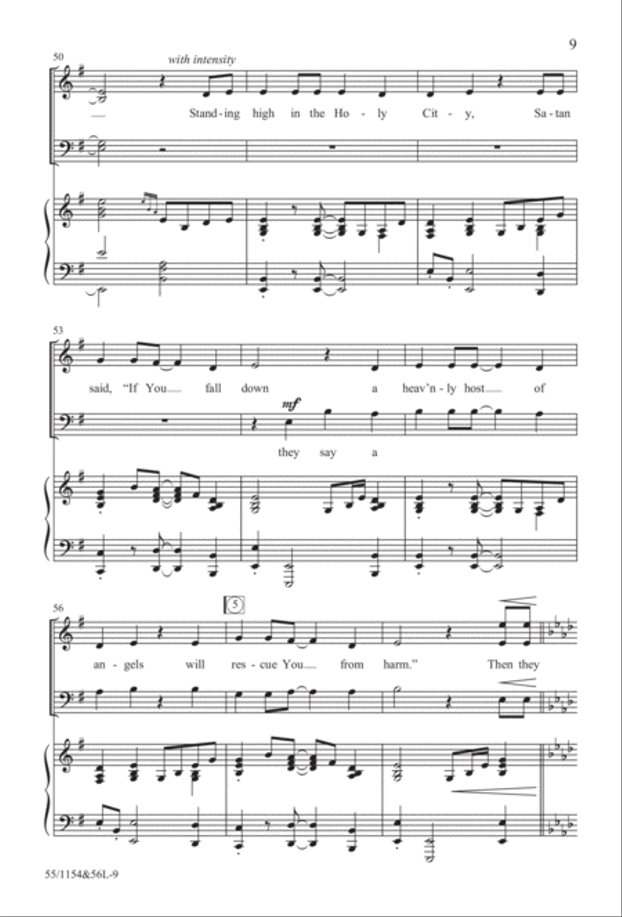 No Stone Could Hold Him (Digital Download) 4-Part scores gallery preview page 9