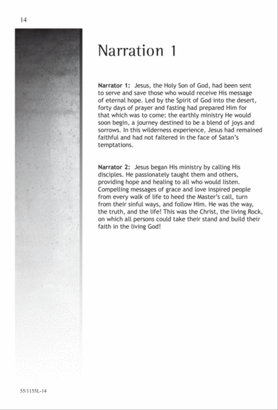 No Stone Could Hold Him (Digital Download) 3-Part scores gallery preview page 14