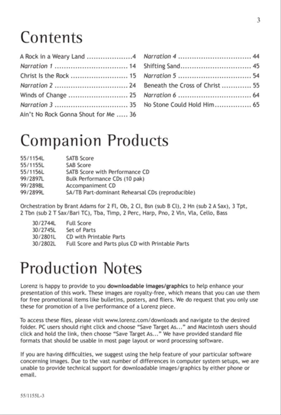 No Stone Could Hold Him (Digital Download) 3-Part scores gallery preview page 3