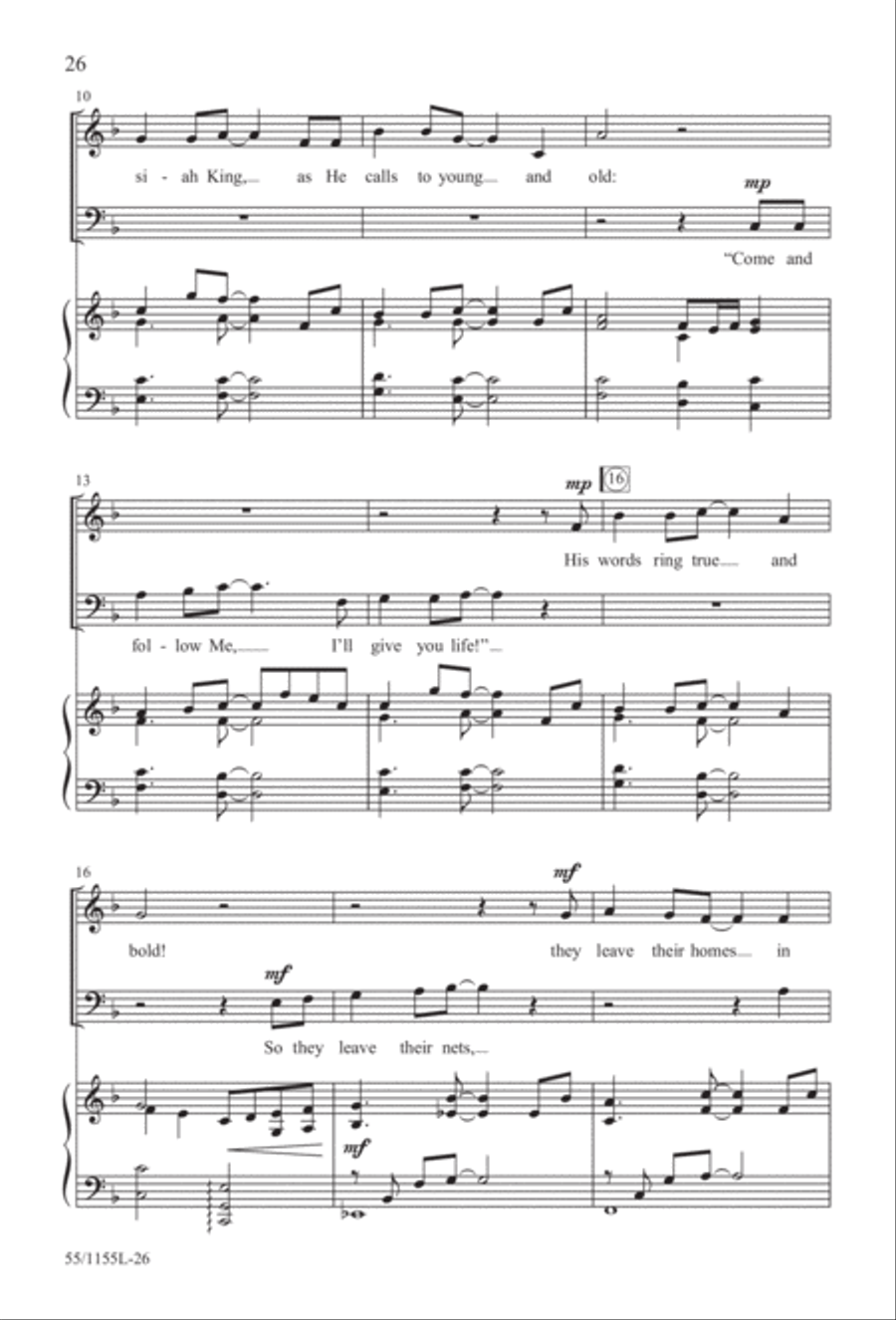 No Stone Could Hold Him (Digital Download) 3-Part scores gallery preview page 26